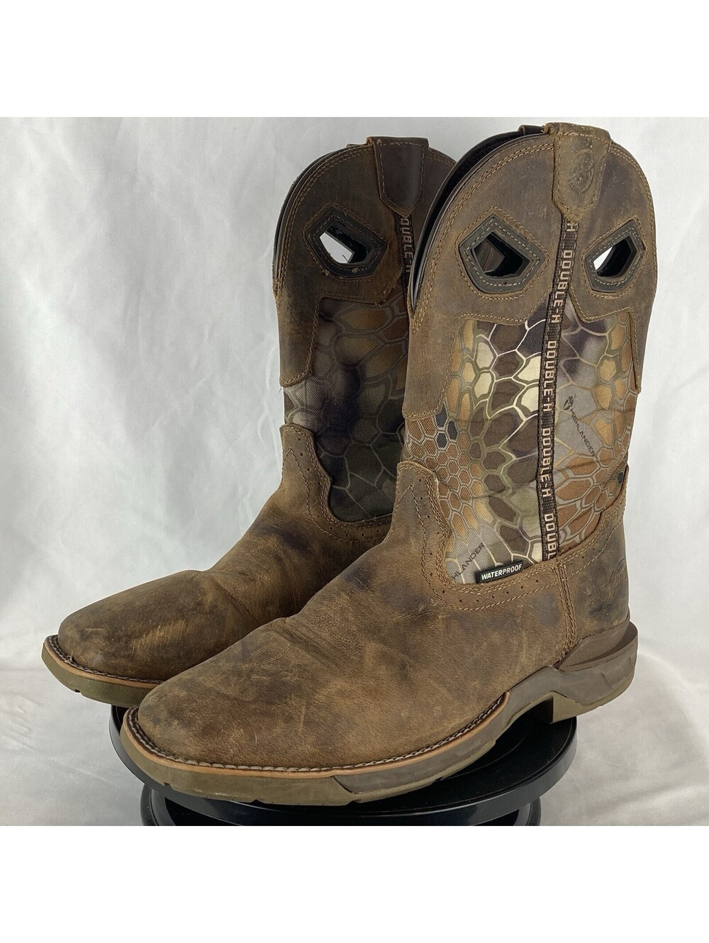 Mens Size 12 D Double H Phantom Rider Kryptek Camo Square Toe Work Boots DH5365